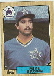 1987 Topps Baseball Cards      271     Mike G. Brown